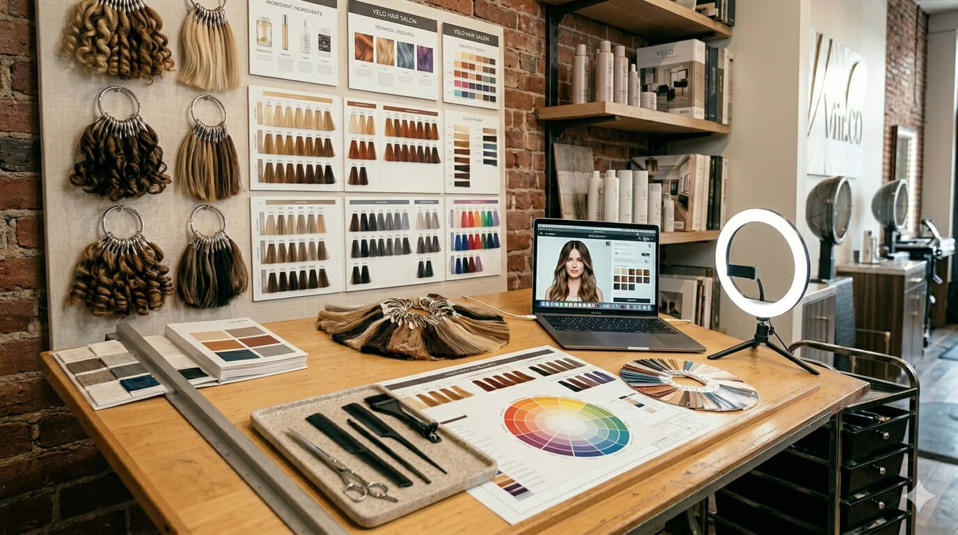 Velo Co. interior styling station