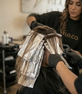 Studio foil technique — precise sectioning and foil placement for highlights